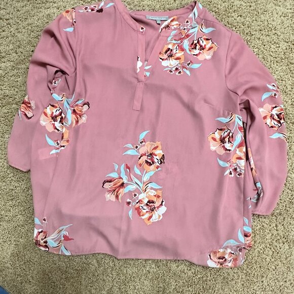 Pink Flower Blouse - Picture 1 of 1